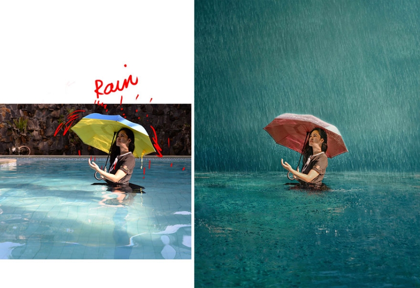 La artista crea mundos fabulosos a partir de fotos de su patio trasero, y es mágico
