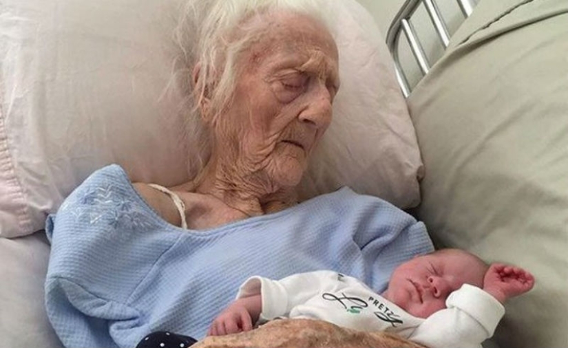 La diferencia en la eternidad: bisabuelas con bisnietos, cuya diferencia de edad es de más de 100 años