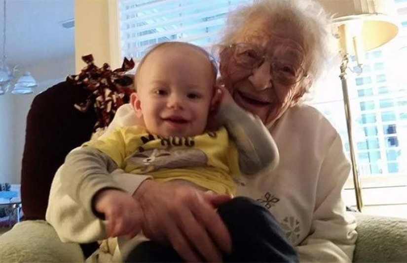La diferencia en la eternidad: bisabuelas con bisnietos, cuya diferencia de edad es de más de 100 años