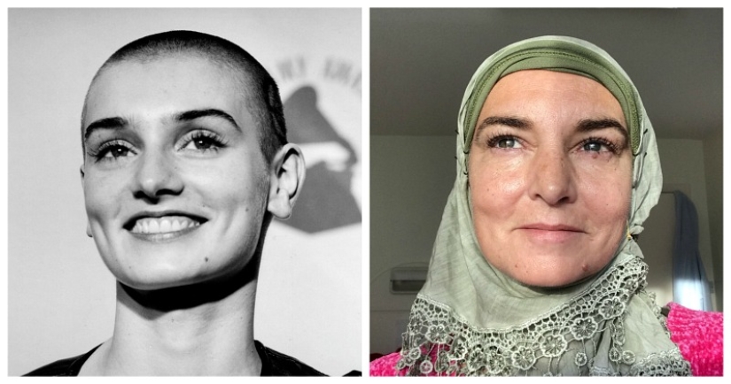 La escandalosa cantante irlandesa Sinead O'Connor apareció en un programa de televisión con un atuendo islámico La escandalosa cantante irlandesa Sinead O'Connor apareció en un programa de televisión con un atuendo islámico