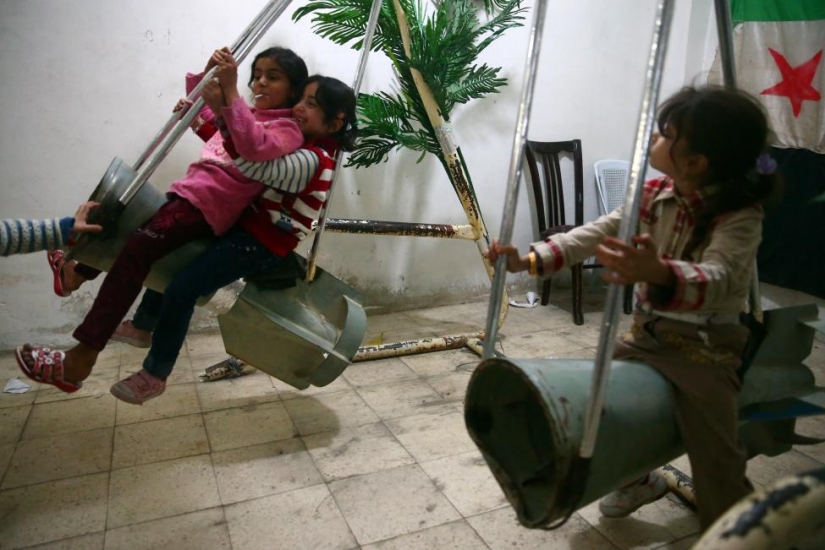 La guerra en manos de un niño