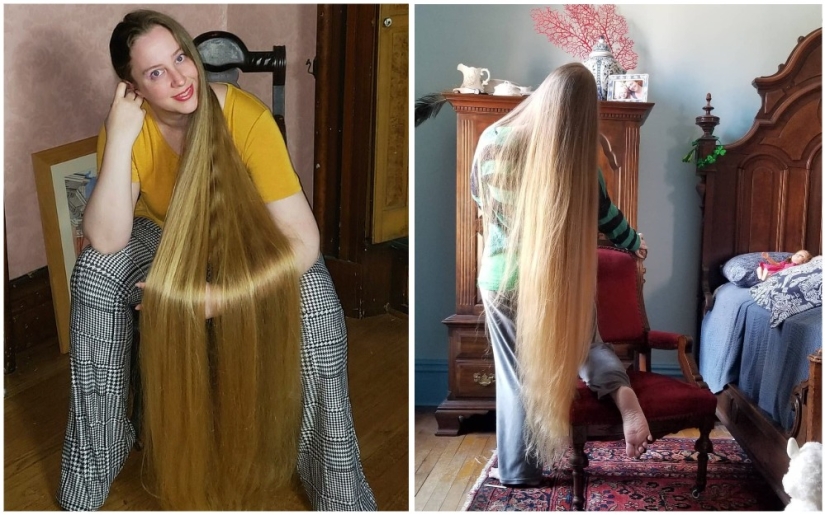 La longitud importa: los fetichistas ofrecen dinero a una mujer estadounidense para que les muestre su cabello