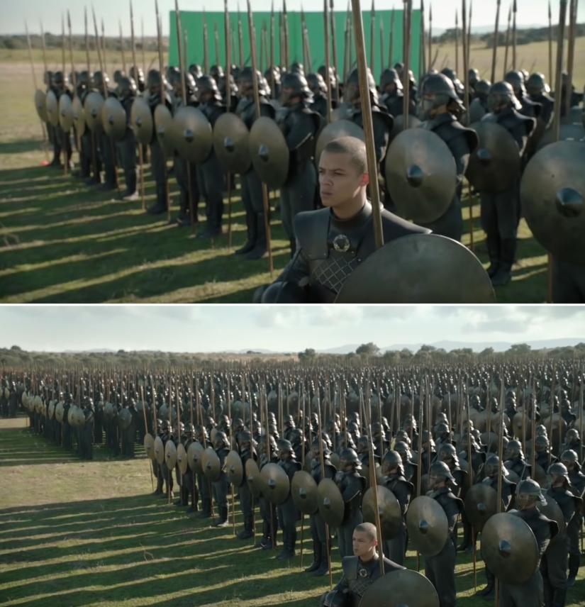 La magia de Chromakey: 15 nuevas tomas de Game of Thrones antes y después de aplicar efectos especiales