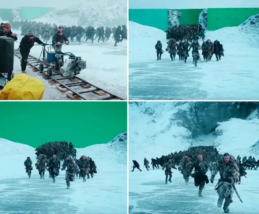 La magia de Chromakey: 15 nuevas tomas de Game of Thrones antes y después de aplicar efectos especiales