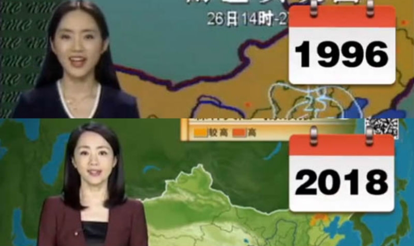 La mujer china ha estado pronosticando el clima durante 22 años y no ha envejecido un poco durante este tiempo