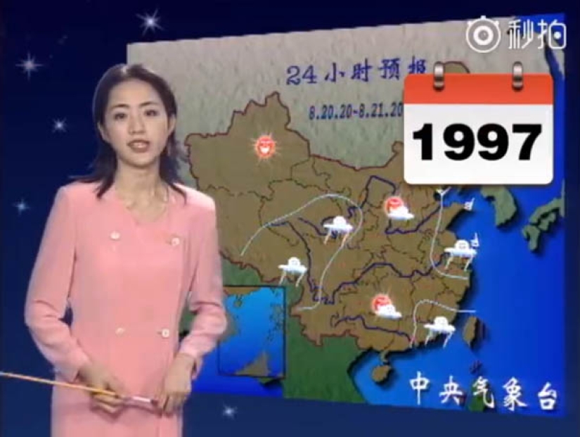 La mujer china ha estado pronosticando el clima durante 22 años y no ha envejecido un poco durante este tiempo