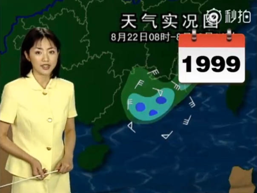 La mujer china ha estado pronosticando el clima durante 22 años y no ha envejecido un poco durante este tiempo
