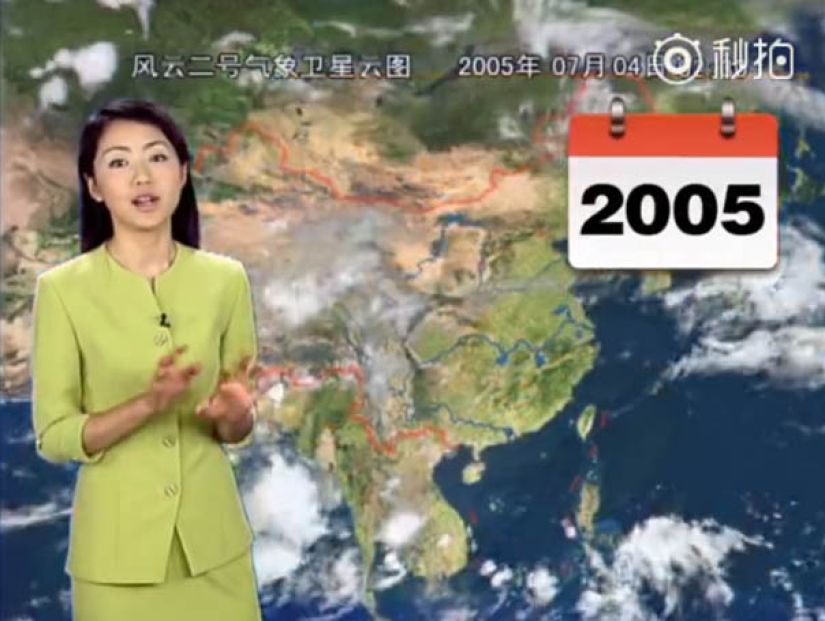 La mujer china ha estado pronosticando el clima durante 22 años y no ha envejecido un poco durante este tiempo