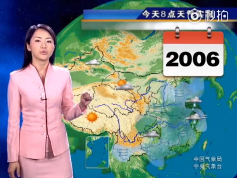 La mujer china ha estado pronosticando el clima durante 22 años y no ha envejecido un poco durante este tiempo