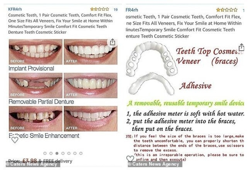 La niña estaba histérica cuando recibió una "sonrisa de Hollywood" de Amazon La niña estaba histérica cuando recibió una "sonrisa de Hollywood" de Amazon