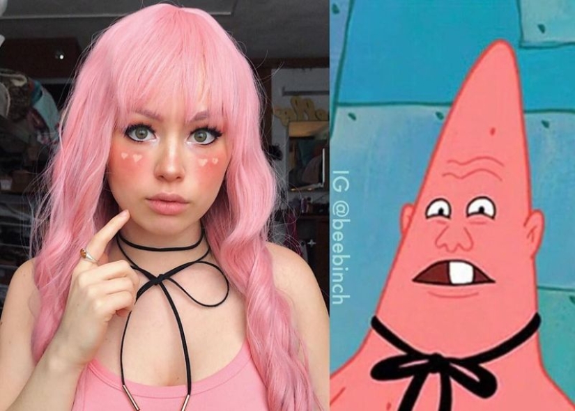 La niña interpreta a los héroes de "Bob Esponja", pero aún así resulta caliente La niña interpreta a los héroes de "Bob Esponja", pero aún así resulta caliente