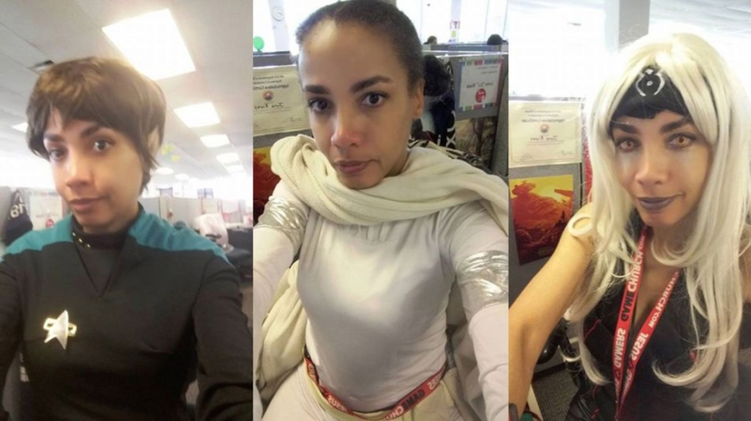 La niña respondió con cosplay a las demandas absurdas y racistas del código de vestimenta de trabajo