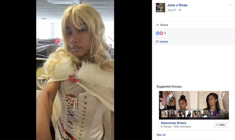 La niña respondió con cosplay a las demandas absurdas y racistas del código de vestimenta de trabajo