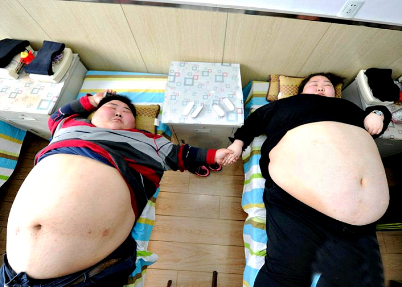 La pareja más gorda de China quiere perder peso para tener un bebé La pareja más gorda de China quiere perder peso para tener un bebé