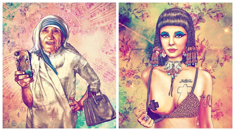 La princesa Diana, Salvador Dalí y el Che Guevara se vistieron de hipsters y se vieron obligados a escuchar rock