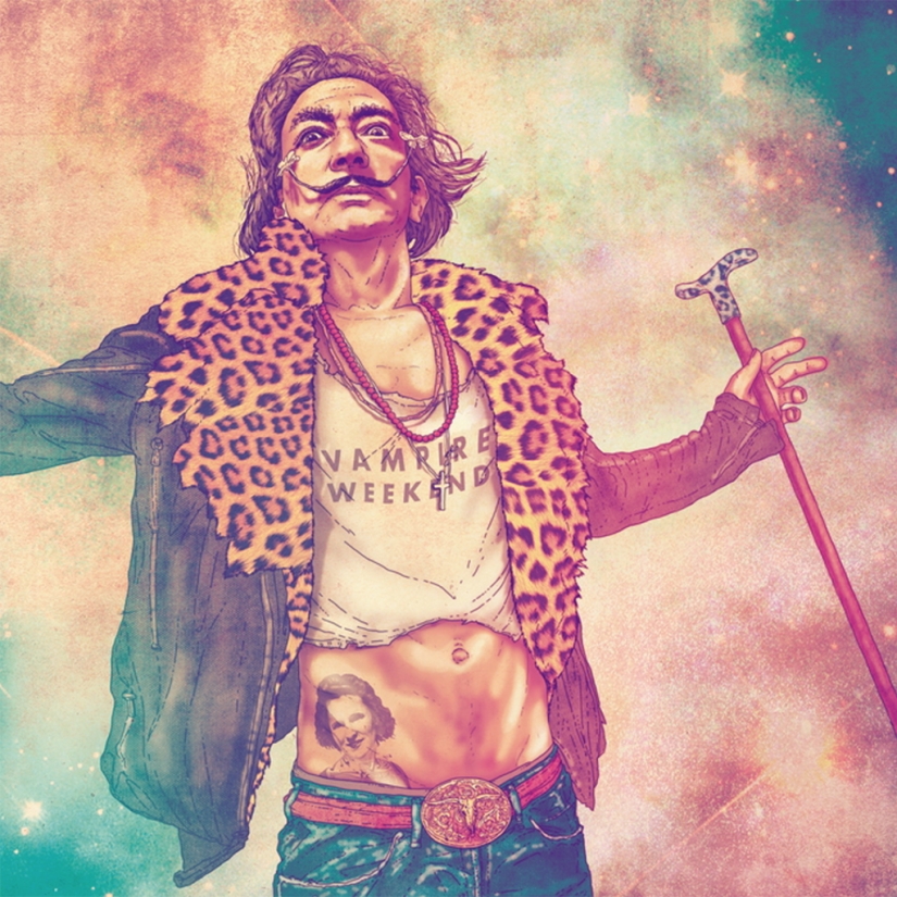 La princesa Diana, Salvador Dalí y el Che Guevara se vistieron de hipsters y se vieron obligados a escuchar rock La princesa Diana, Salvador Dalí y el Che Guevara se vistieron de hipsters y se vieron obligados a escuchar rock