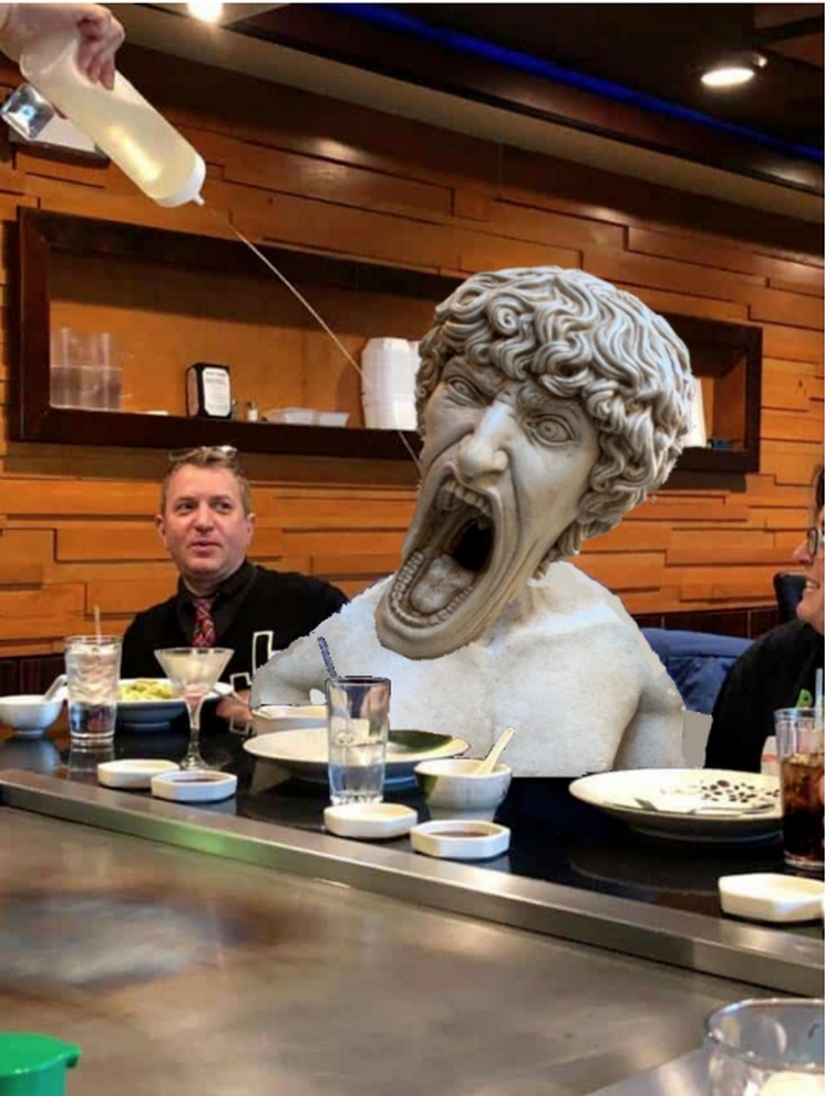 La razón del meme: una estatua gritando en Italia hizo estallar Internet La razón del meme: una estatua gritando en Italia hizo estallar Internet