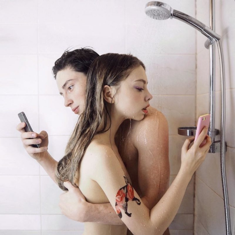 La realidad alternativa Elena Sadlinki: el cerebro, la ruptura selfie, invita a la reflexión