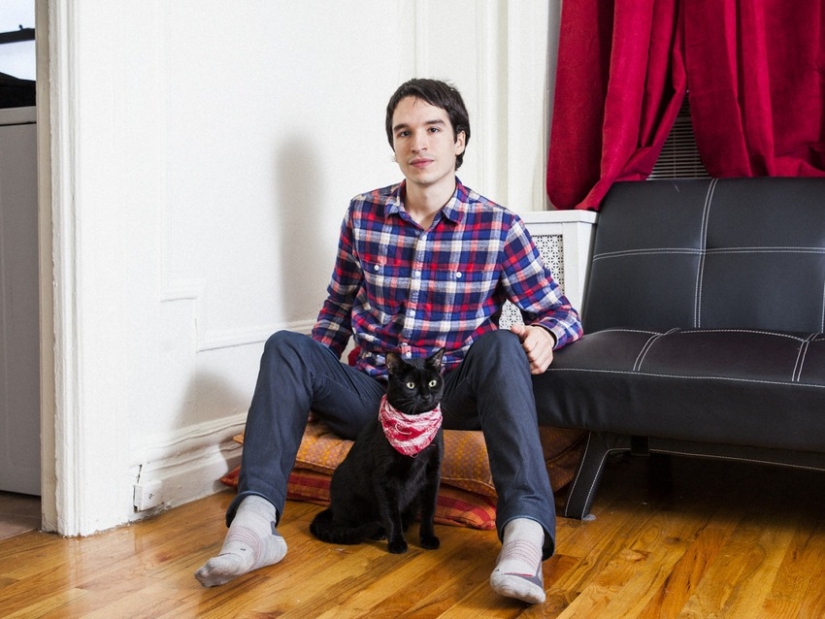 La unión perfecta: los hombres y sus gatos La unión perfecta: los hombres y sus gatos