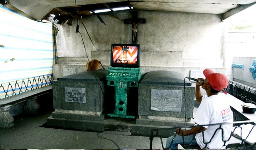La vida en el cementerio: 13 fotos