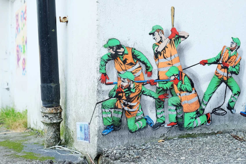 La vida secreta de los trabajadores de la vivienda y los servicios comunales en dibujos de un artista belga