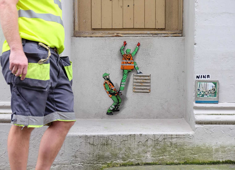 La vida secreta de los trabajadores de la vivienda y los servicios comunales en dibujos de un artista belga