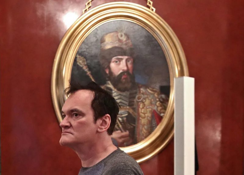 La visita de Quentin Tarantino a Moscú ha estado llena de memes