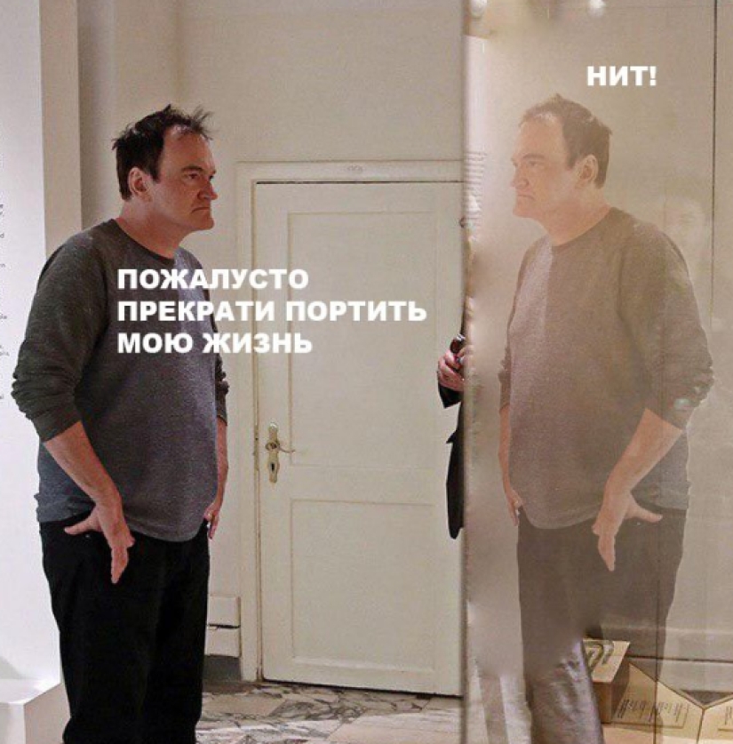 La visita de Quentin Tarantino a Moscú ha estado llena de memes