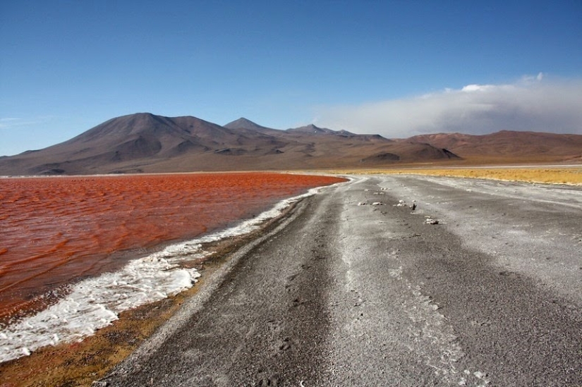 Laguna Sangrienta en Bolivia