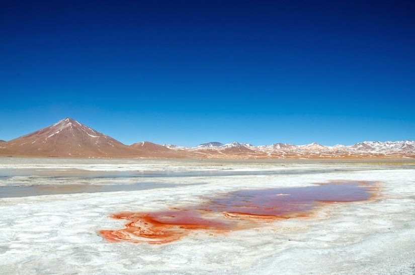 Laguna Sangrienta en Bolivia