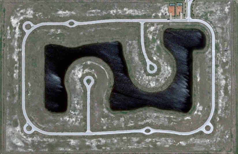 Landscapes created by human hands