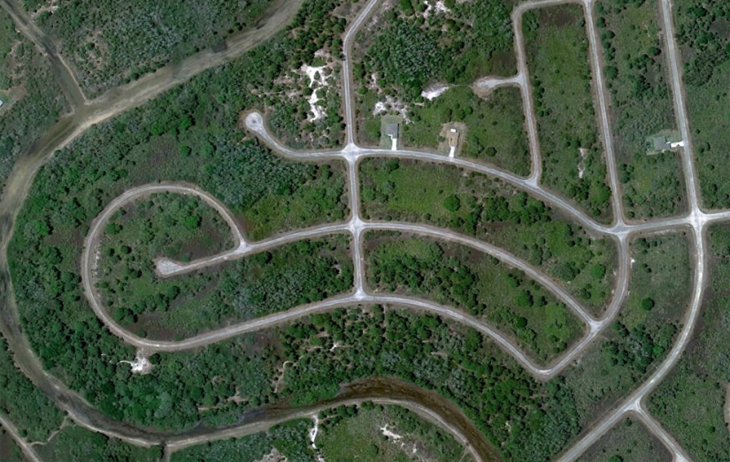 Landscapes created by human hands