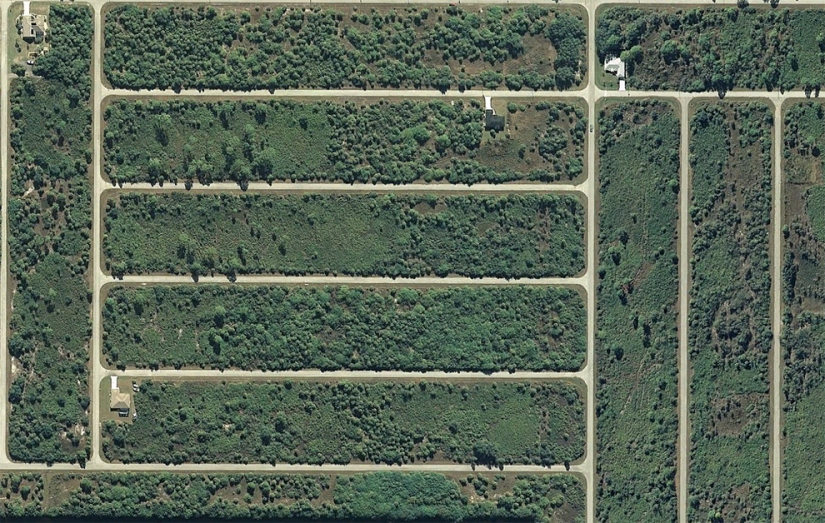 Landscapes created by human hands