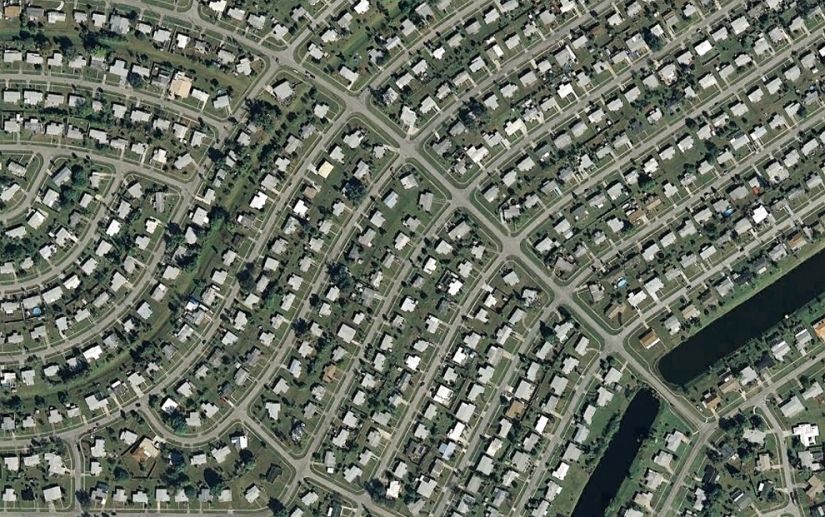 Landscapes created by human hands