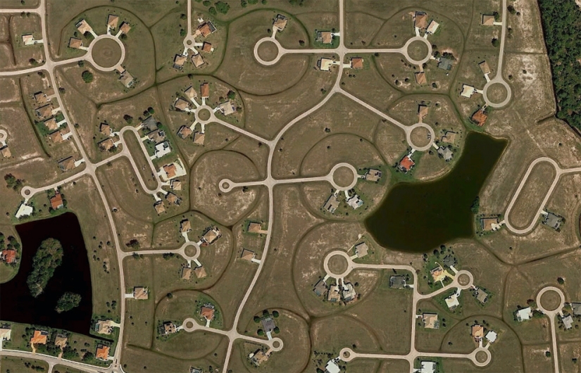 Landscapes created by human hands