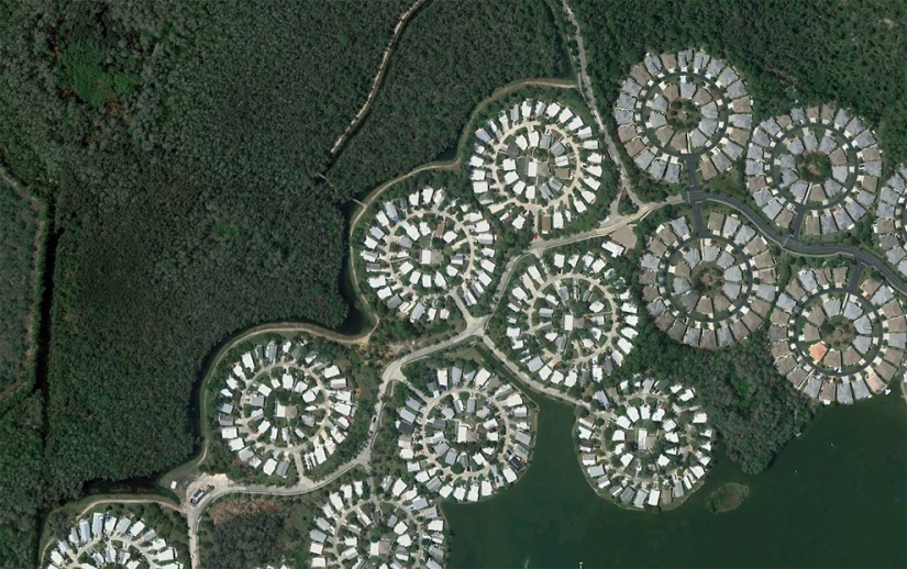 Landscapes created by human hands