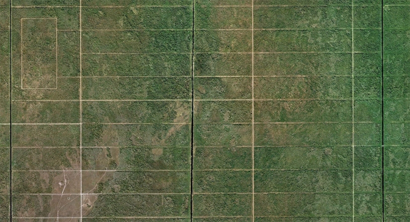 Landscapes created by human hands