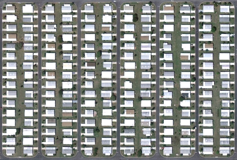 Landscapes created by human hands