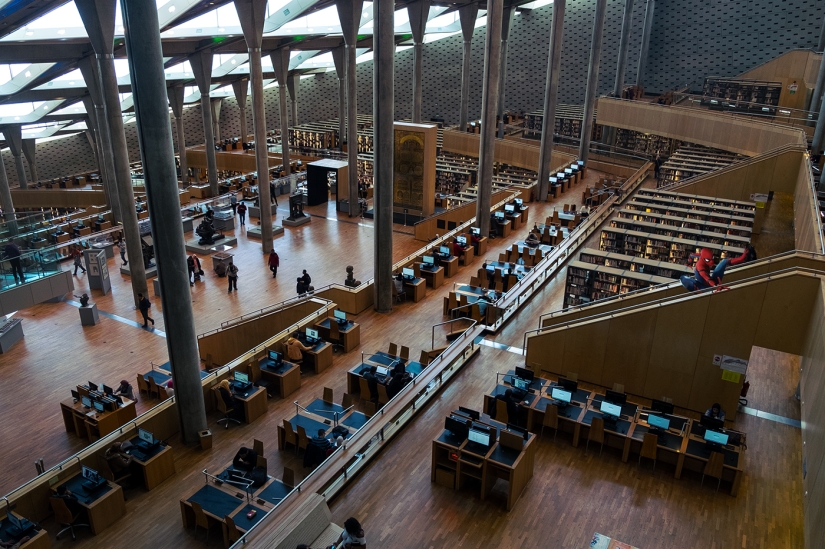 Las aventuras egipcias de Lovygin continúan: un viaje a la Biblioteca de Alejandría