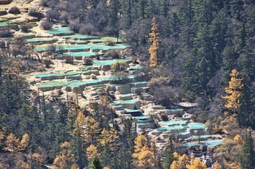Las bellezas de Huanglong
