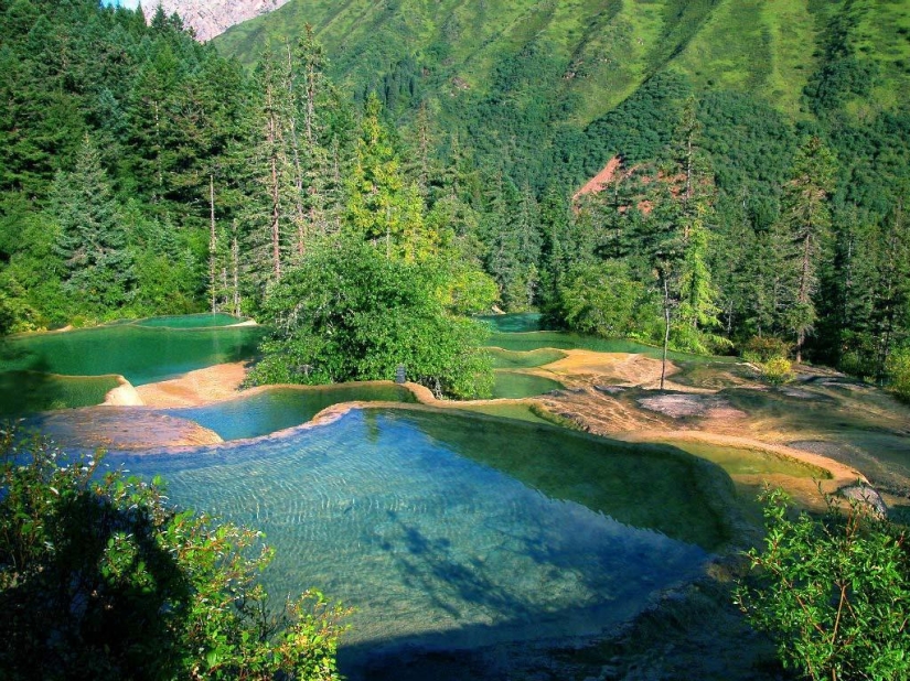 Las bellezas de Huanglong