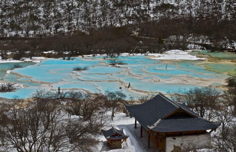 Las bellezas de Huanglong