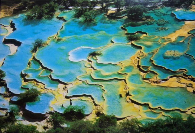 Las bellezas de Huanglong