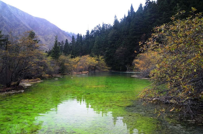 Las bellezas de Huanglong