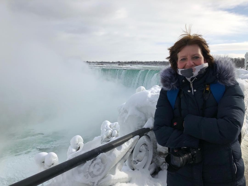 Las cataratas del Niágara se convirtieron en un glaciar. Solo tienes que ver estas fotos!