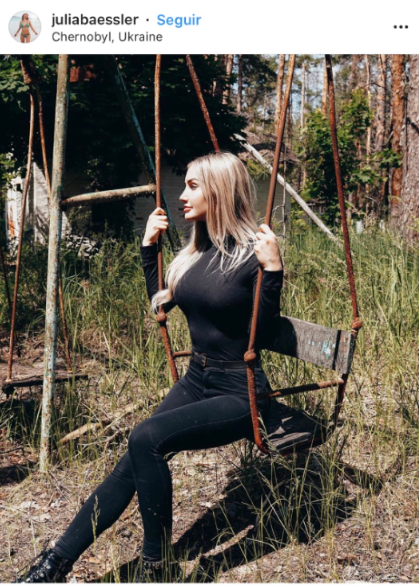 Las modelos de Instagram toman fotos sinceras en la zona de Chernobyl y muchas están indignadas por esto