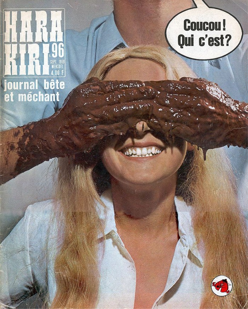 Las portadas de la revista francesa más gamberra del siglo pasado