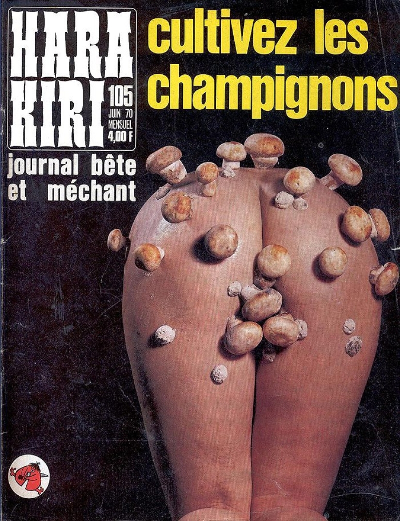 Las portadas de la revista francesa más gamberra del siglo pasado