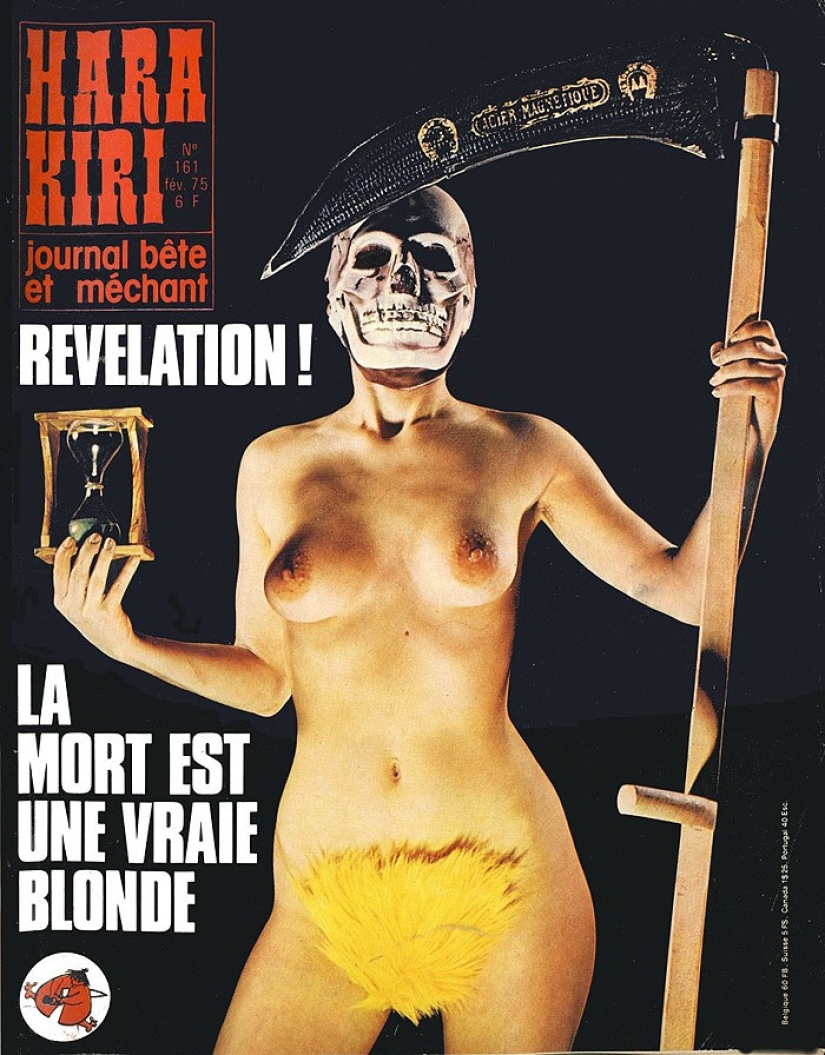 Las portadas de la revista francesa más gamberra del siglo pasado