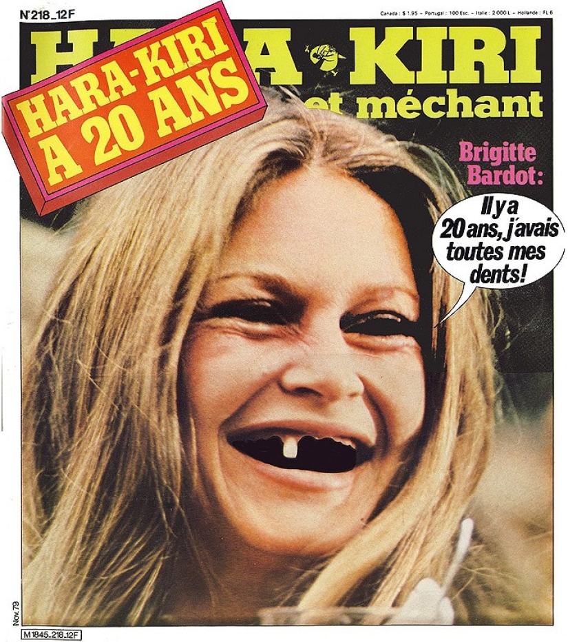 Las portadas de la revista francesa más gamberra del siglo pasado